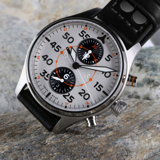 Nav.B-Chrono 42 Silver B-Type