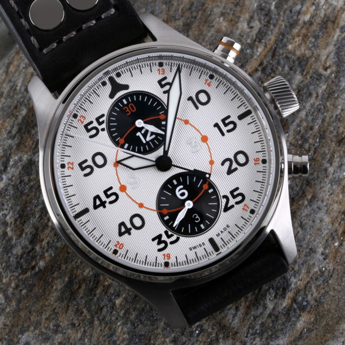 Nav.B-Chrono 42 Silver B-Type
