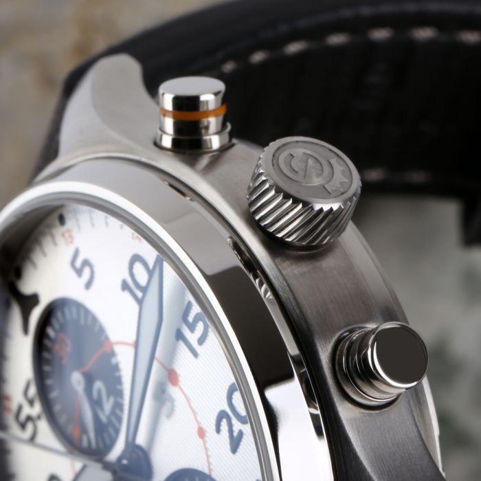 Nav.B-Chrono 42 Silver B-Type