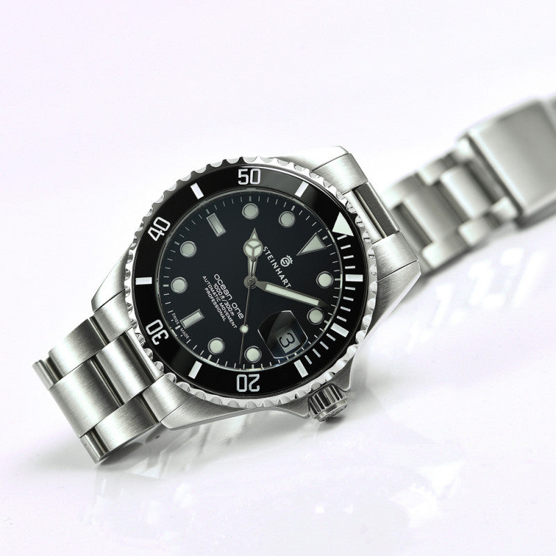 Steinhart Diver Watch Ocean 39 BLACK Ceramic Pura Luxury