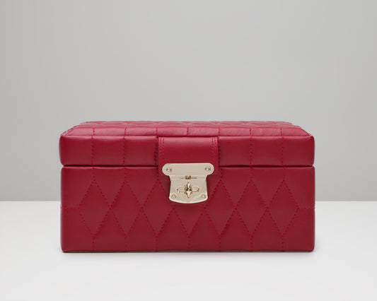 Caroline Small Jewellery Case Red