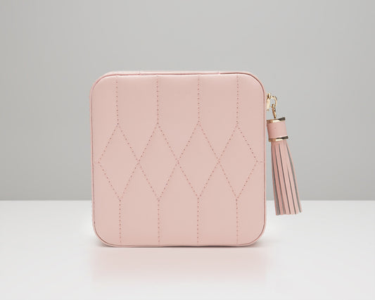 Caroline Zip Travel Case Rose Quartz