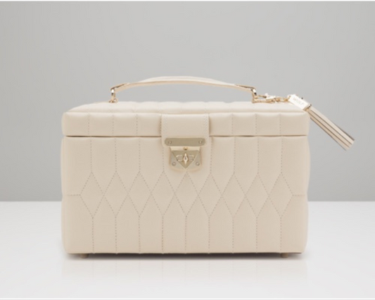 Caroline Medium Jewellery Case Ivory