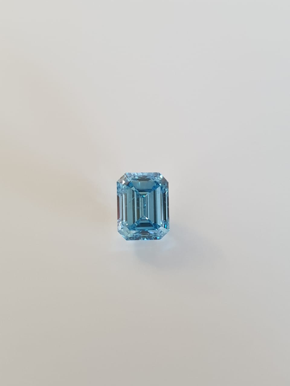 Fancy Vivid Blue Emerald Shape 1.00 Carat