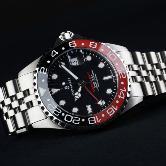 Ocean 39 GMT.2 BLACK-RED Ceramic