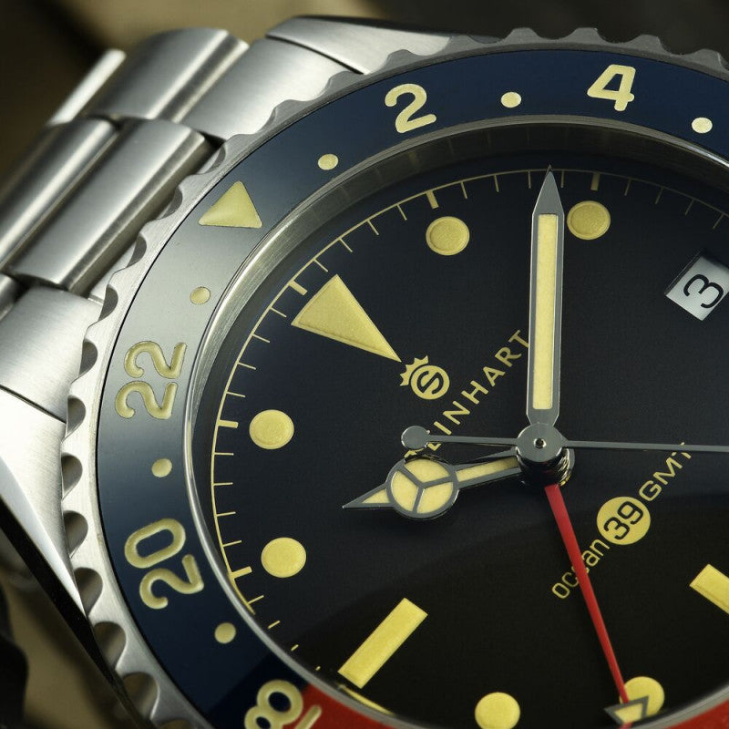 Steinhart ocean one vintage gmt online 39